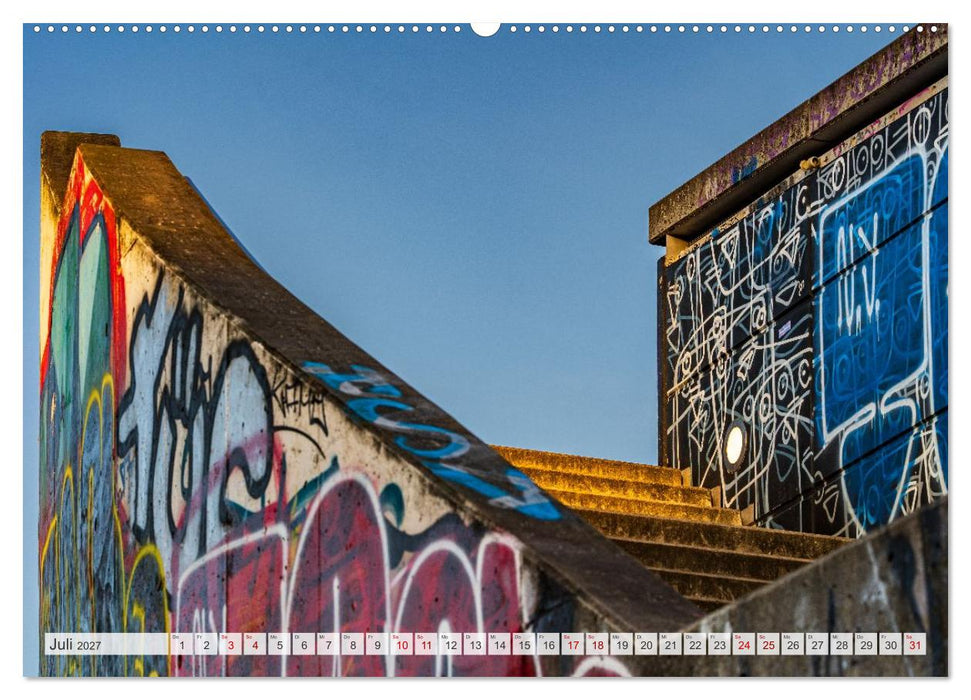 Buntes Hamburg (CALVENDO Premium Wandkalender 2027)