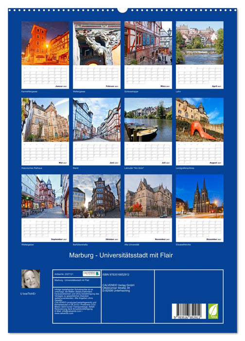 Marburg - Universitätsstadt mit Flair (CALVENDO Premium Wandkalender 2027)