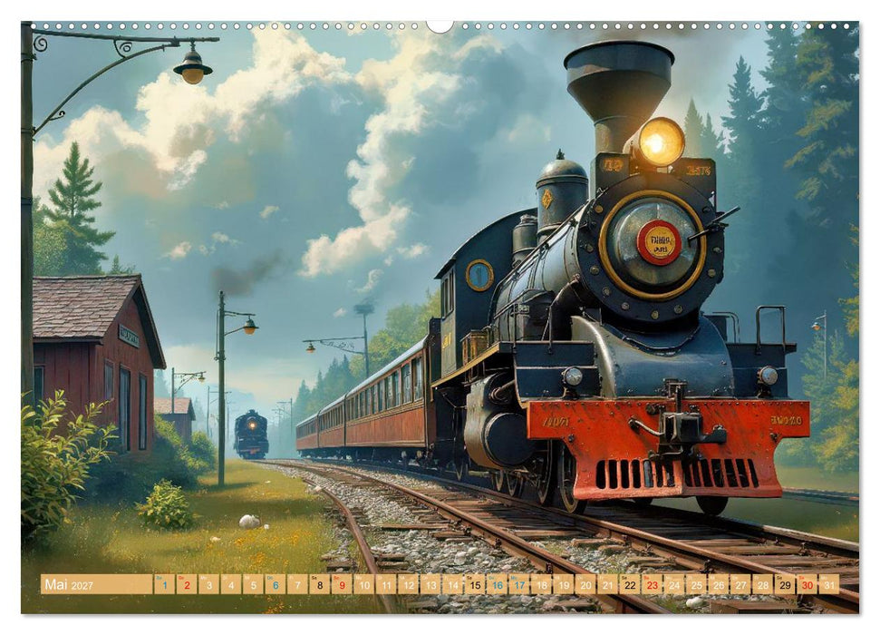 Nostalgiezüge (CALVENDO Wandkalender 2027)