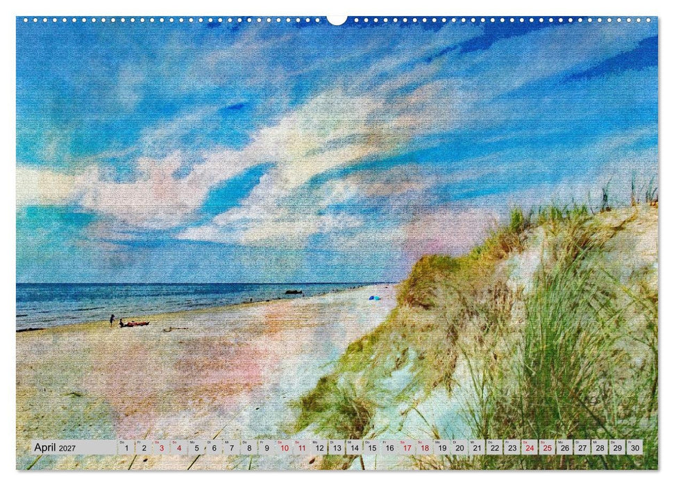 Dänemark - Schönheiten Jütlands in feinen Aquarellfarben (CALVENDO Wandkalender 2027)