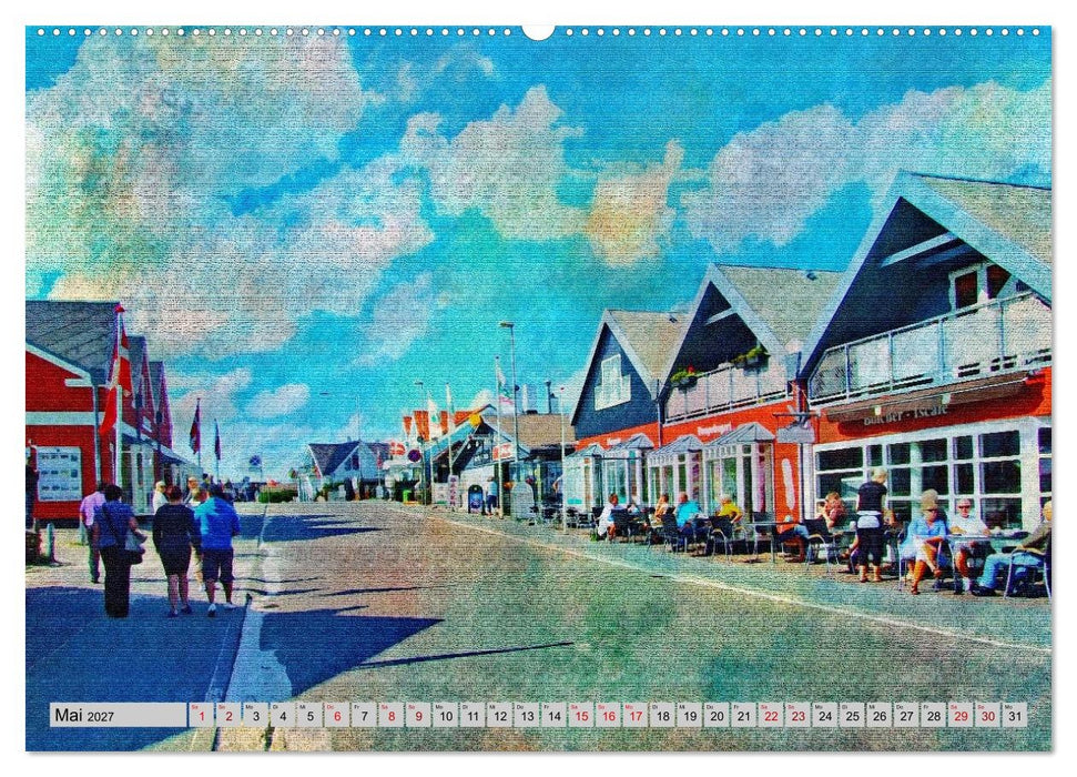 Dänemark - Schönheiten Jütlands in feinen Aquarellfarben (CALVENDO Wandkalender 2027)