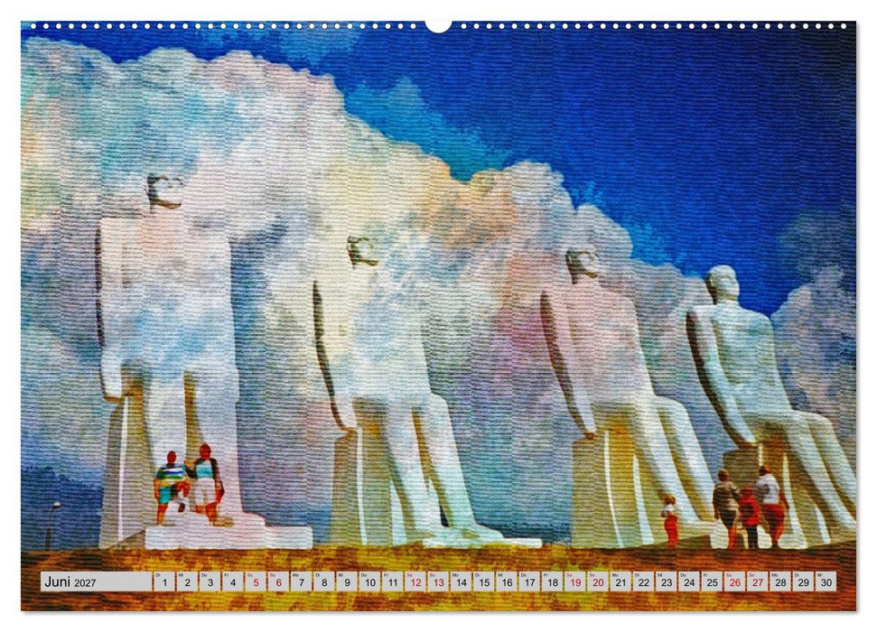 Dänemark - Schönheiten Jütlands in feinen Aquarellfarben (CALVENDO Wandkalender 2027)