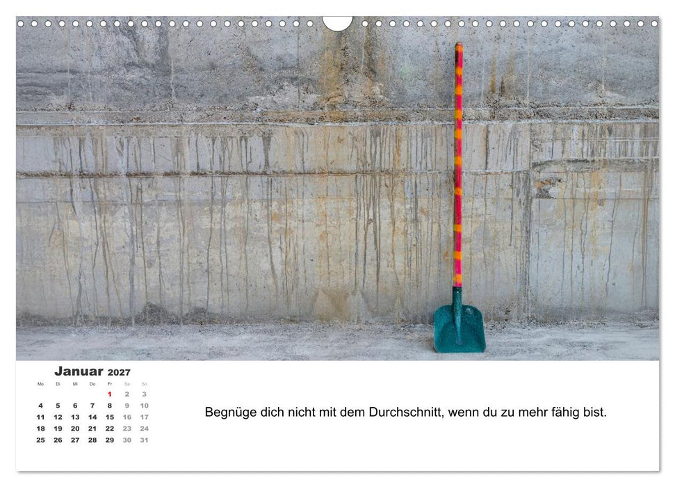 Spiritualität in der Bauindustrie (CALVENDO Wandkalender 2027)