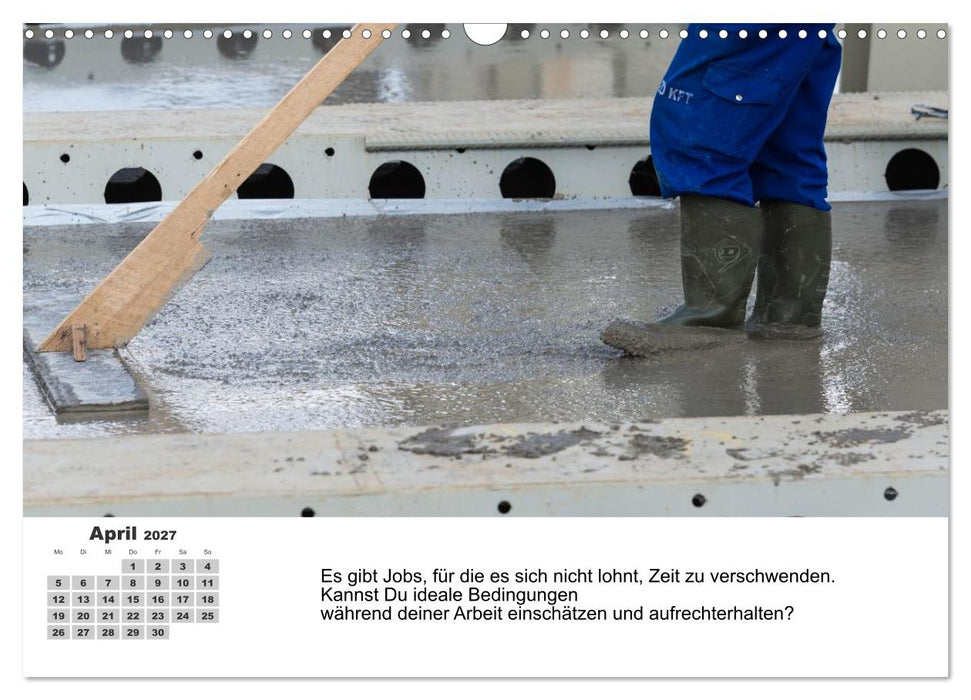 Spiritualität in der Bauindustrie (CALVENDO Wandkalender 2027)