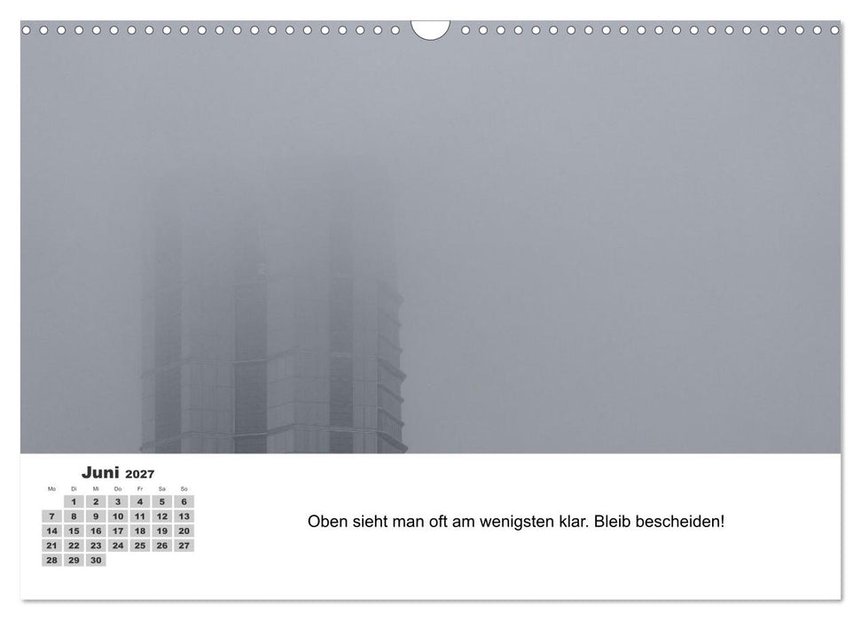 Spiritualität in der Bauindustrie (CALVENDO Wandkalender 2027)