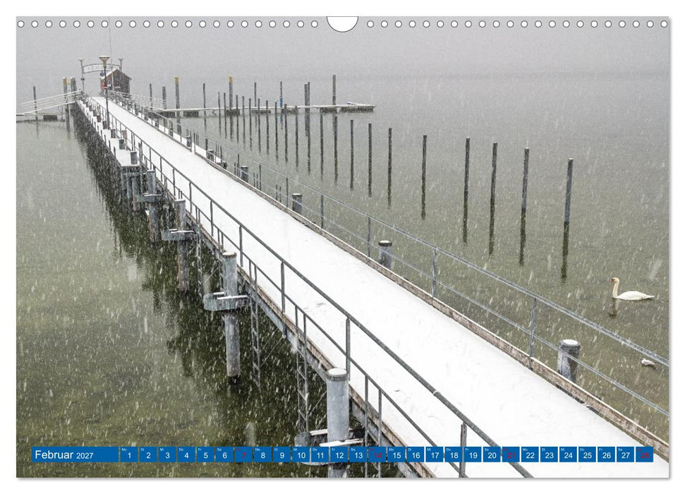 Drei Länder ein See - Bodensee (CALVENDO Wandkalender 2027)