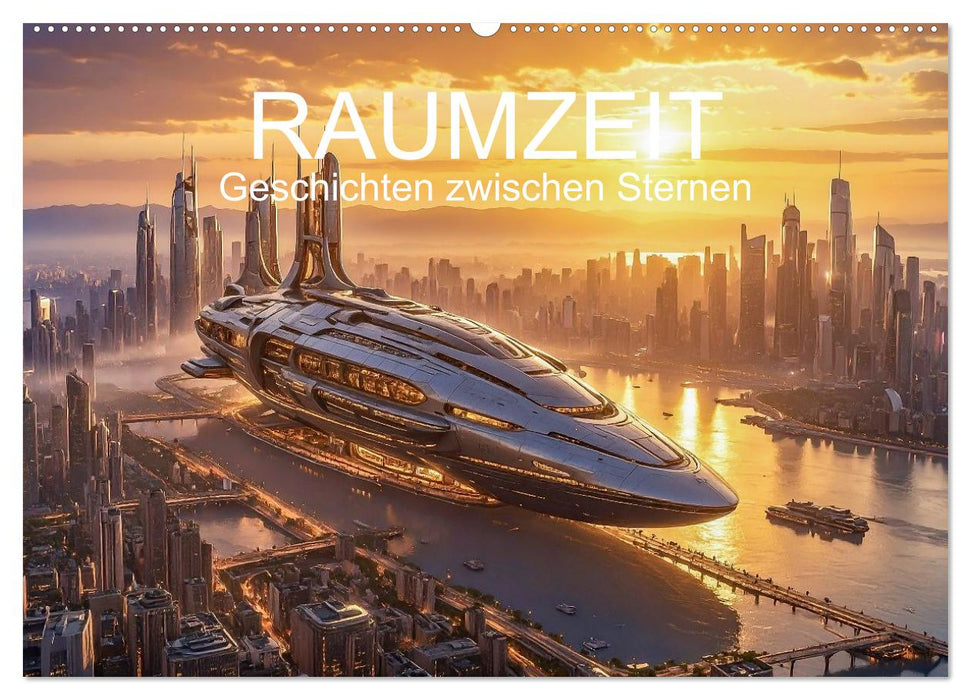 Raumzeit. Geschichten zwischen Sternen (CALVENDO Wandkalender 2027)