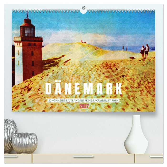 Dänemark - Schönheiten Jütlands in feinen Aquarellfarben (CALVENDO Premium Wandkalender 2027)