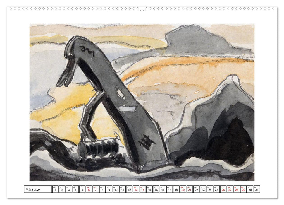 Arthur Dove - Abstrakte Impressionen (CALVENDO Premium Wandkalender 2027)