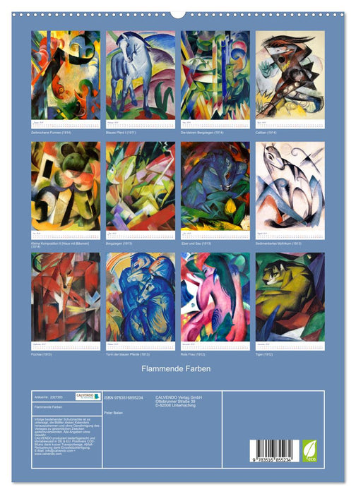 Flammende Farben (CALVENDO Premium Wandkalender 2027)