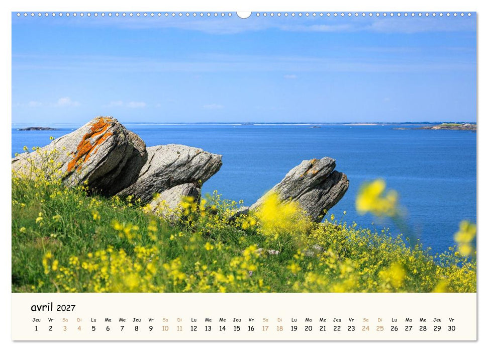 Rochers et mer (CALVENDO Calendrier mensuel 2027)