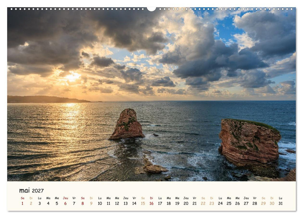 Rochers et mer (CALVENDO Calendrier mensuel 2027)