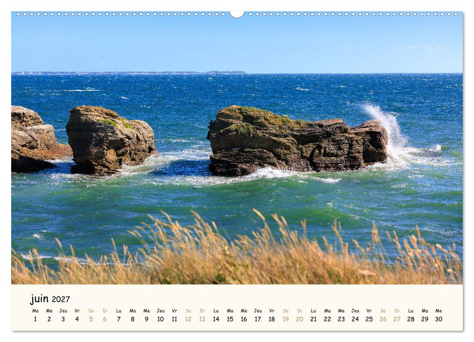 Rochers et mer (CALVENDO Calendrier mensuel 2027)