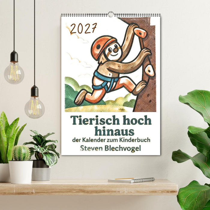 Tierisch hoch hinaus: Von A bis Z durchs Kletterabenteuer! - Der Kalender zum Kinderbuch (CALVENDO Wandkalender 2027)