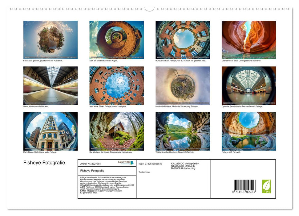 Fisheye Fotografie (CALVENDO Premium Wandkalender 2027)