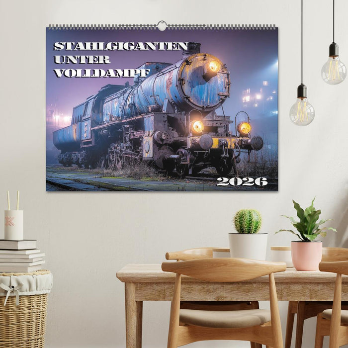Stahlgiganten unter Dampf (CALVENDO Wandkalender 2027)