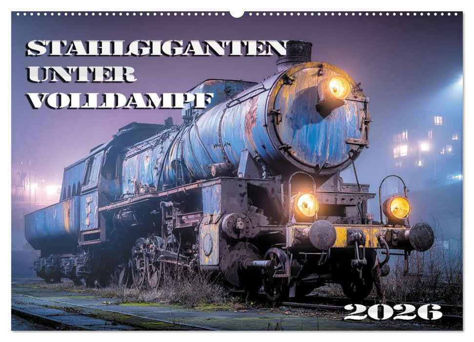 Stahlgiganten unter Dampf (CALVENDO Wandkalender 2027)