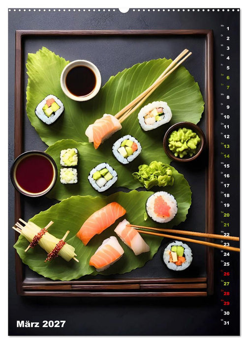 Köstliches Sushi (CALVENDO Wandkalender 2027)
