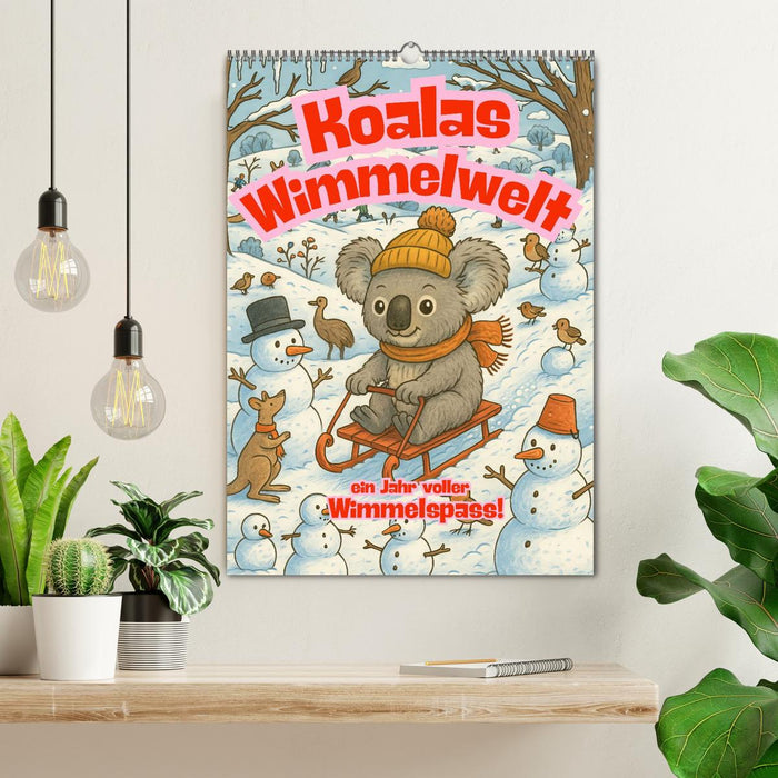 Koalas Wimmelwelt ein Jahr voller Wimmelspass! (CALVENDO Wandkalender 2027)
