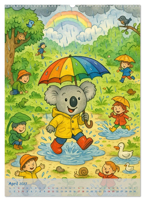 Koalas Wimmelwelt ein Jahr voller Wimmelspass! (CALVENDO Wandkalender 2027)