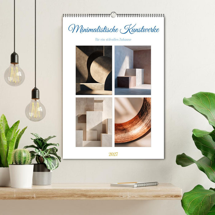 Minimalistische Kunstwerke (CALVENDO Wandkalender 2027)