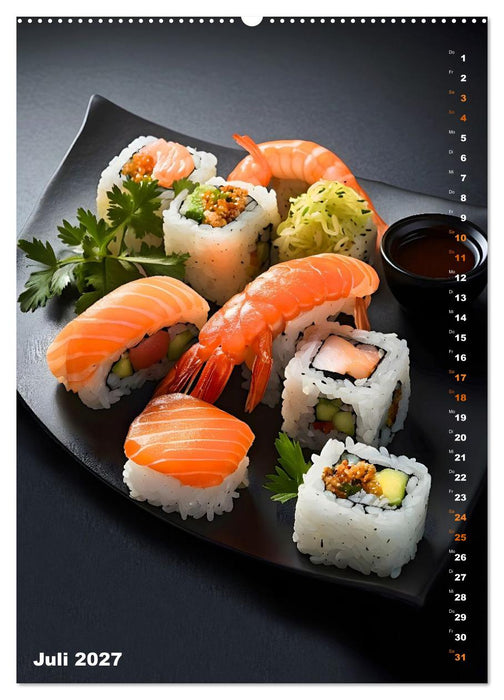 Köstliches Sushi (CALVENDO Premium Wandkalender 2027)