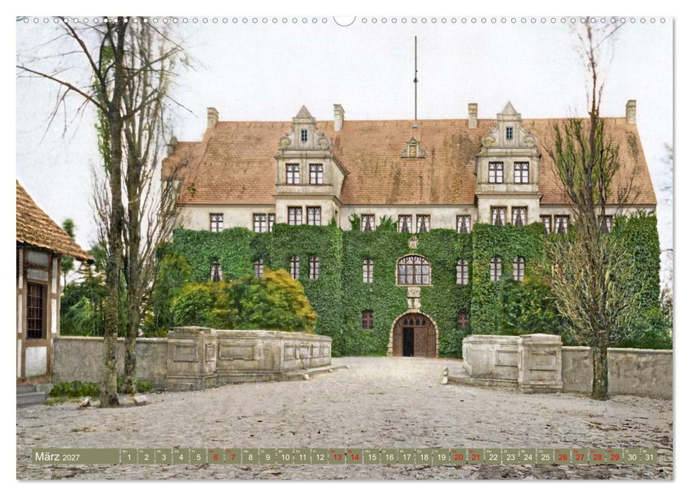 Altmark um 1900 - Orte zur Kaiserzeit in Farbe – kolorierte Fotografien (CALVENDO Wandkalender 2027)