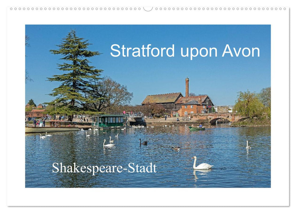 Stratford upon Avon - Shakespeare-Stadt (CALVENDO Wandkalender 2027)