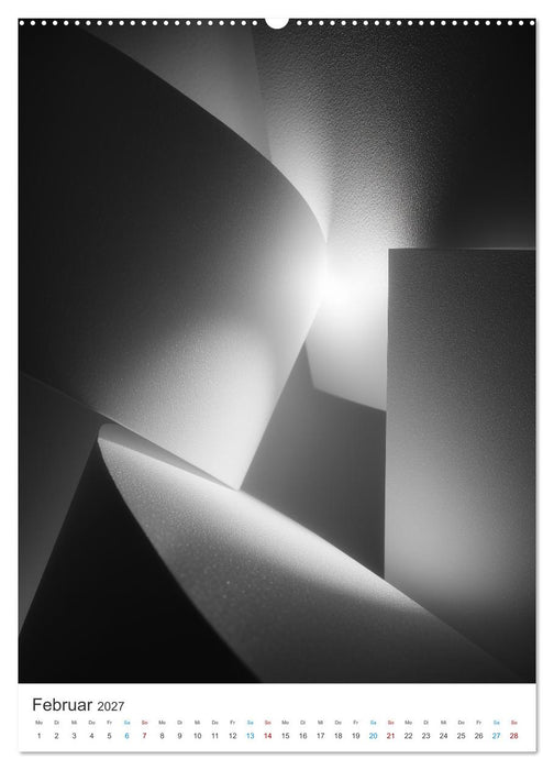 Minimalistische Kunstwerke (CALVENDO Premium Wandkalender 2027)