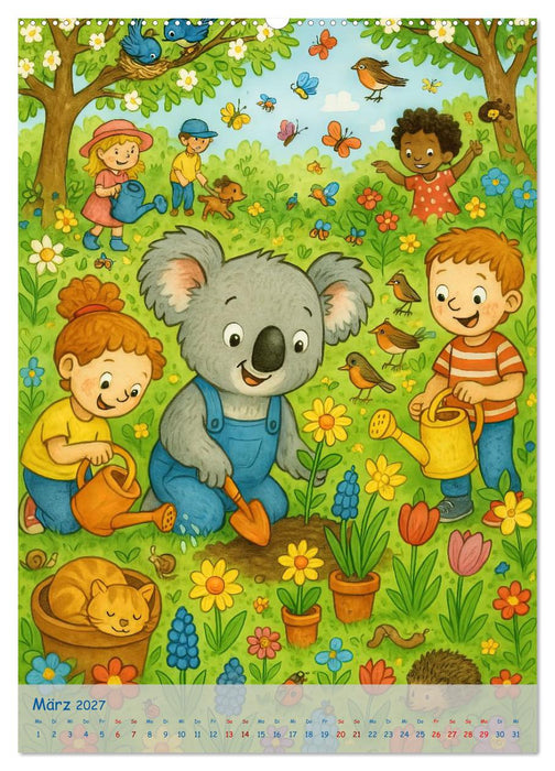 Koalas Wimmelwelt ein Jahr voller Wimmelspass! (CALVENDO Premium Wandkalender 2027)