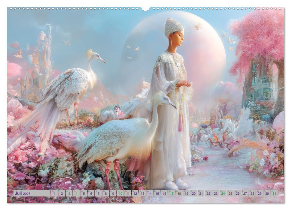 Traumhafte Sphären - Mensch und Tier in Symbiose (CALVENDO Premium Wandkalender 2027)