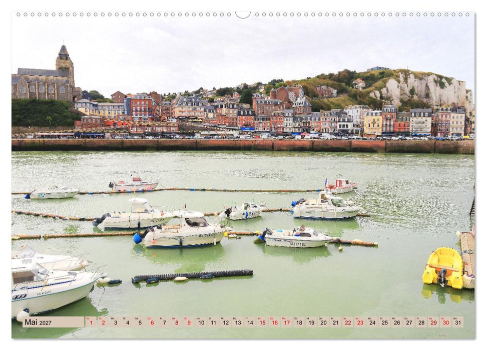 An der französischen Alabasterküste - Mers-les-Bains und Le Tréport (CALVENDO Wandkalender 2027)