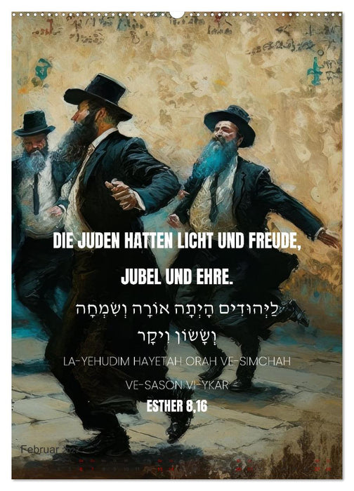 Weisheit, Licht und Leben – Jüdische Inspiration durchs Jahr (CALVENDO Premium Wandkalender 2027)