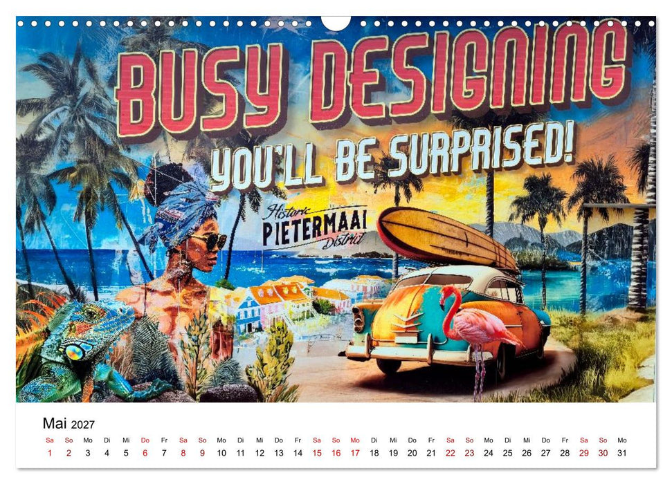 Willemstad - Die bunte Seite von Curaçao (CALVENDO Wandkalender 2027)