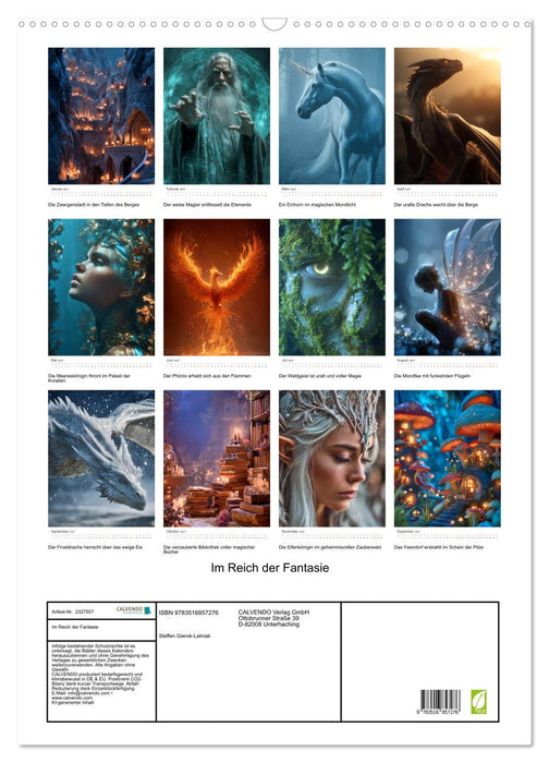Im Reich der Fantasie (CALVENDO Wandkalender 2027)