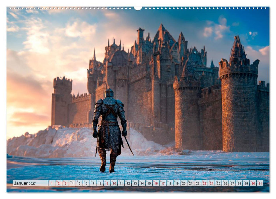 Ritter - Legenden aus Stahl und Ehre (CALVENDO Wandkalender 2027)