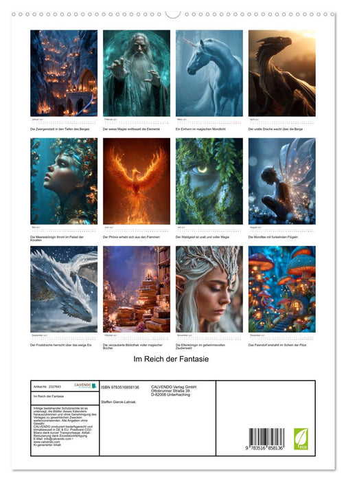 Im Reich der Fantasie (CALVENDO Premium Wandkalender 2027)