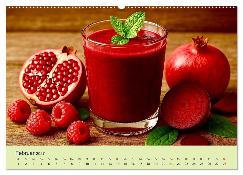 Gesunde Smoothies (CALVENDO Premium Wandkalender 2027)