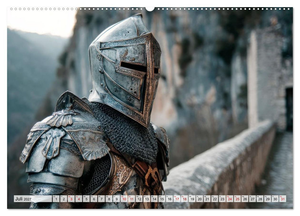 Ritter - Legenden aus Stahl und Ehre (CALVENDO Premium Wandkalender 2027)