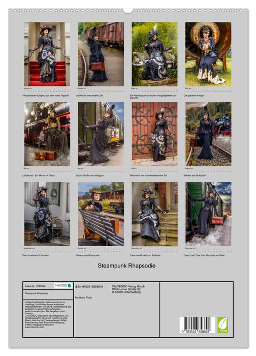 Steampunk Rhapsodie (CALVENDO Premium Wandkalender 2027)