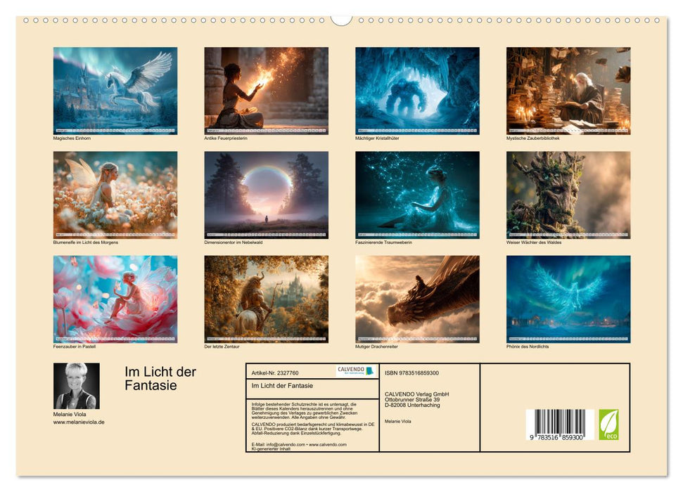 Im Licht der Fantasie (CALVENDO Premium Wandkalender 2027)