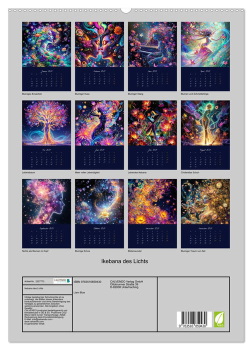 Ikebana des Lichts (CALVENDO Premium Wandkalender 2027)