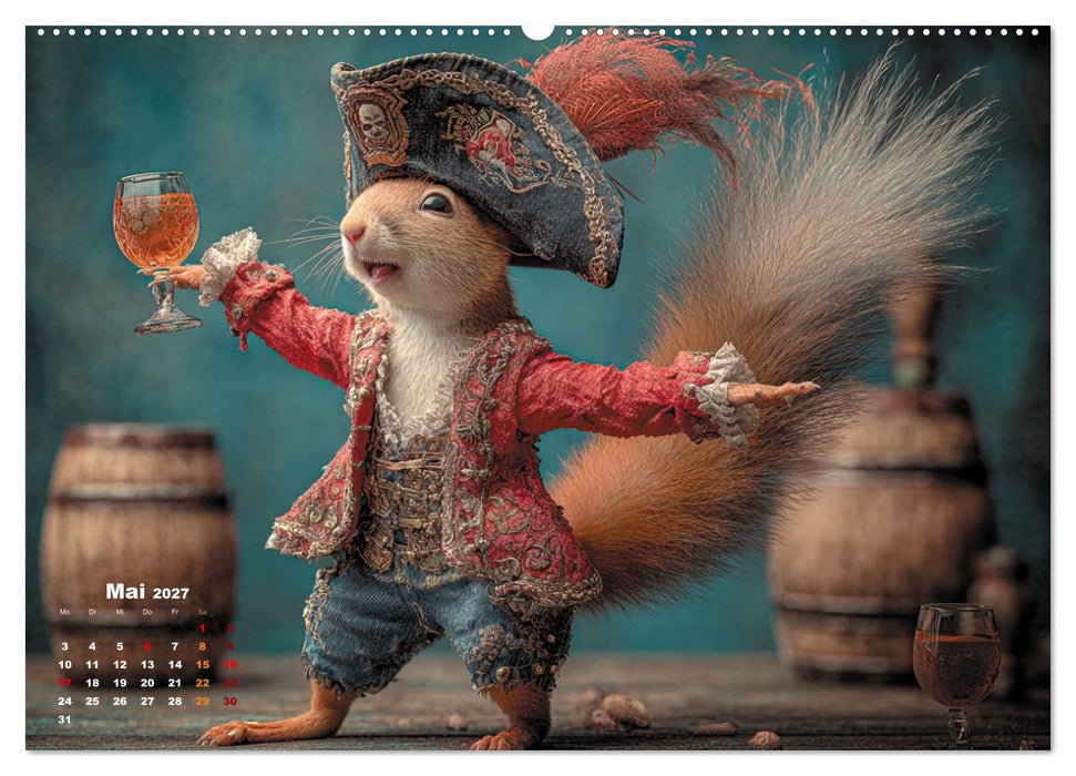 Nüsse waren gestern – jetzt wird’s verrückt! (CALVENDO Premium Wandkalender 2027)