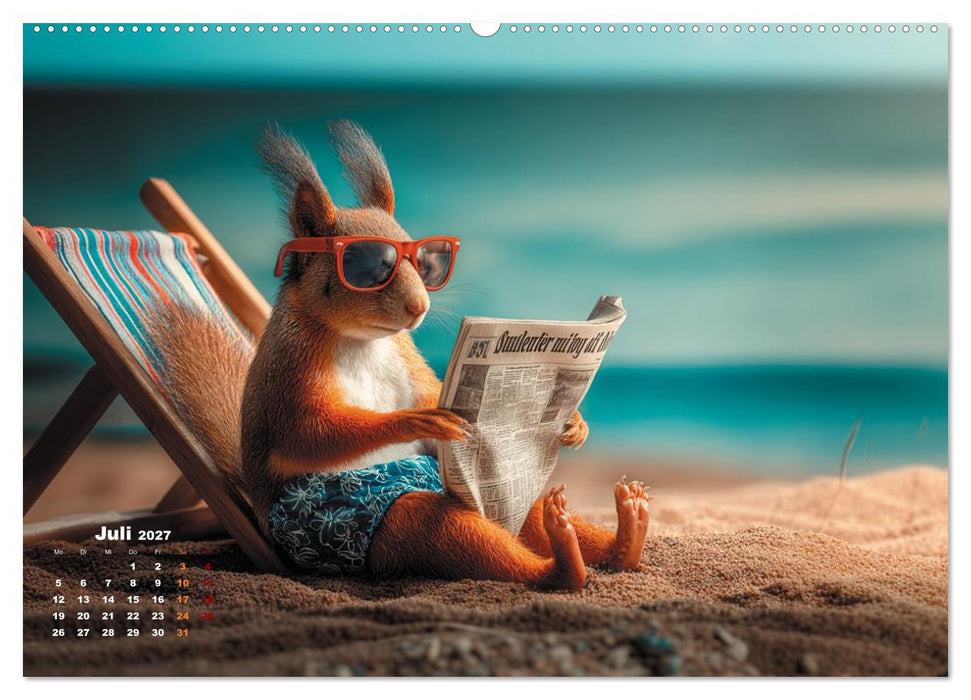 Nüsse waren gestern – jetzt wird’s verrückt! (CALVENDO Premium Wandkalender 2027)