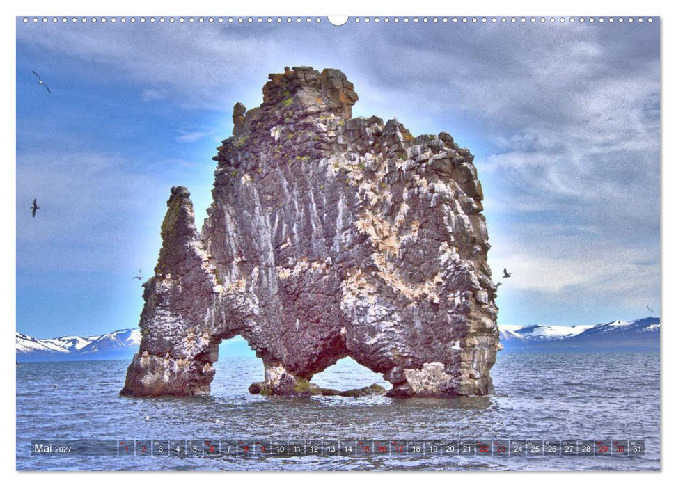 Island - Landschaften, Natur und Licht (CALVENDO Wandkalender 2027)