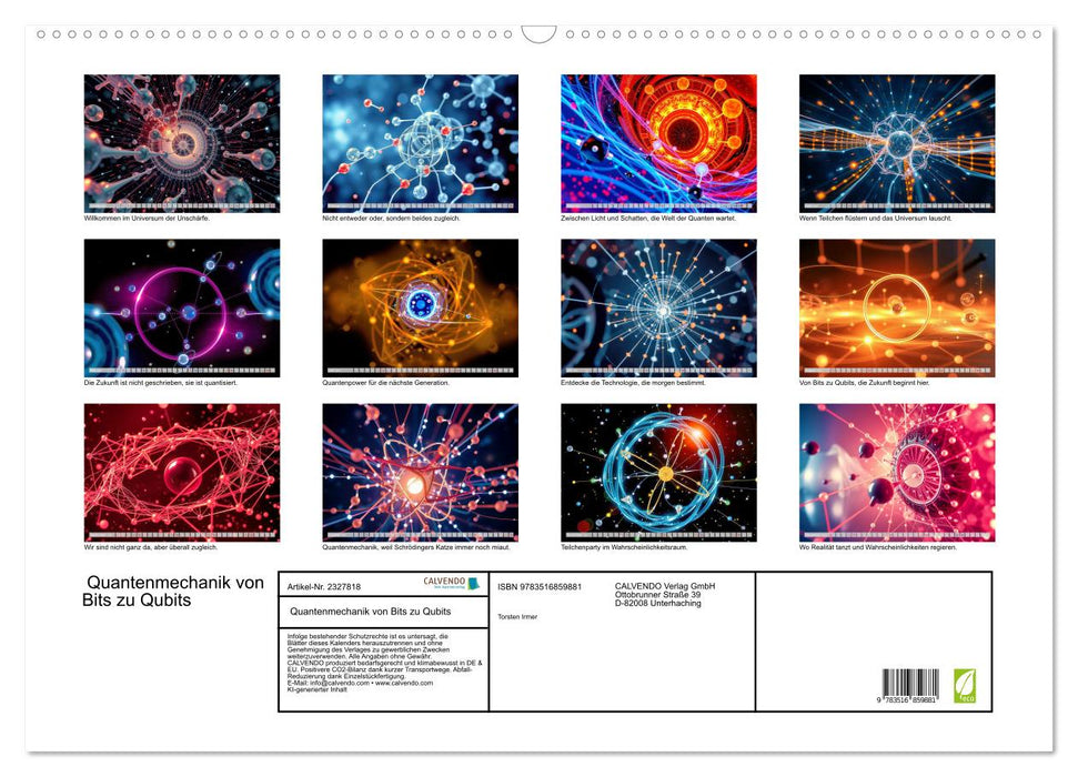 Quantenmechanik von Bits zu Qubits (CALVENDO Wandkalender 2027)