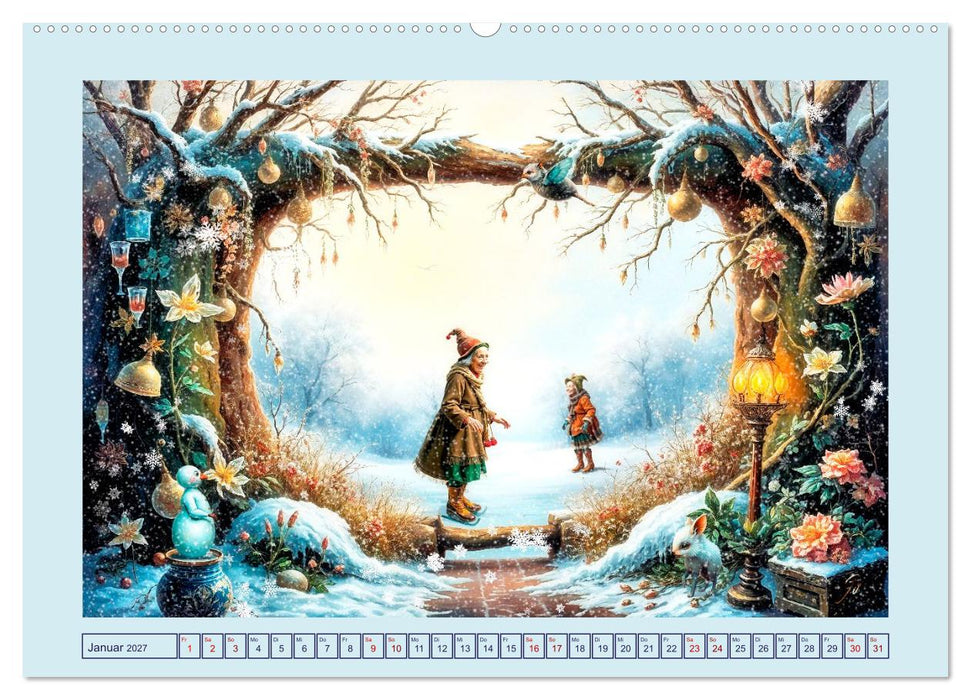 Die geheime Zauberwelt der alten Damen (CALVENDO Wandkalender 2027)