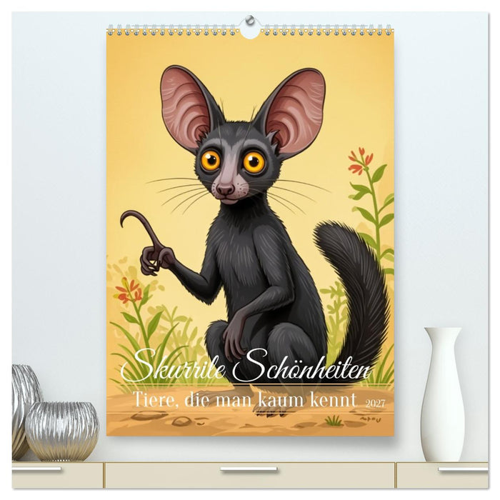 Skurrile Schönheiten – Tiere, die man kaum kennt (CALVENDO Premium Wandkalender 2027)