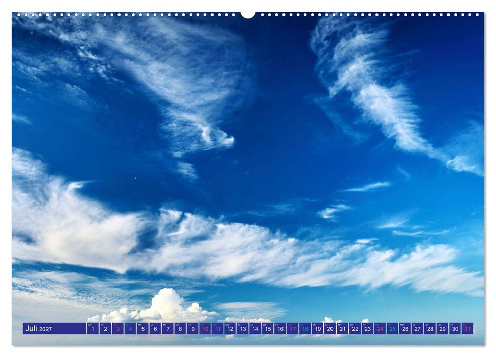 Die Welt in Blau (CALVENDO Premium Wandkalender 2027)