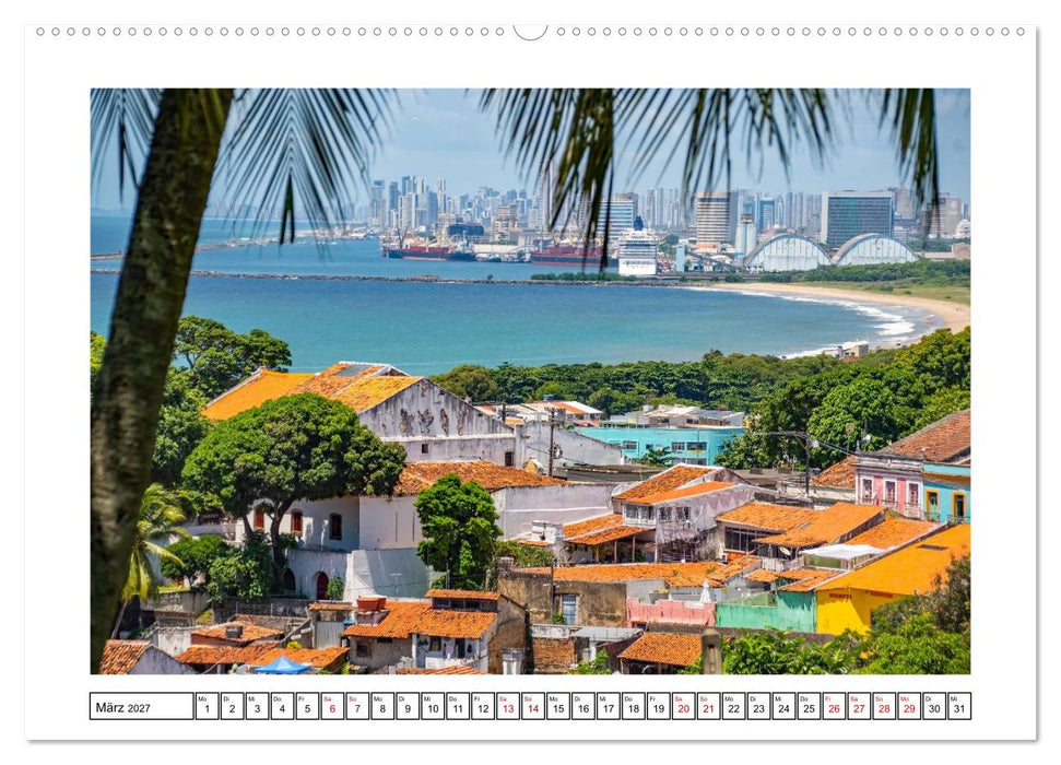 Olinda - eine der ältesten StädteRecifes (CALVENDO Premium Wandkalender 2027)